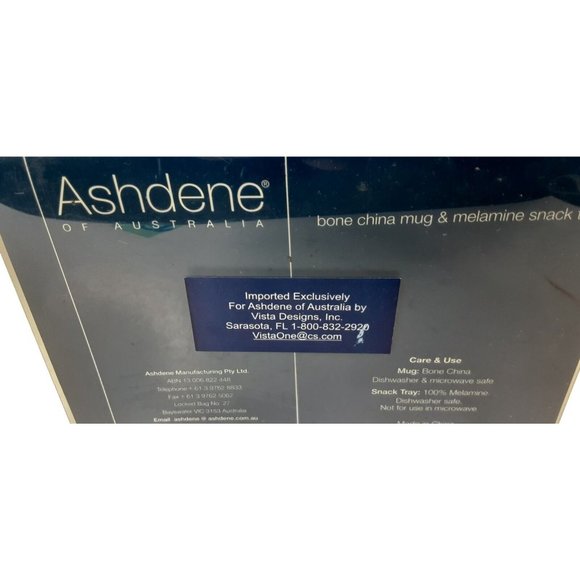 Ashdene of Australia bone china snack tray and cup. Never Used. - Picture 4 of 8